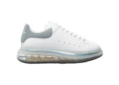 Pre-owned Alexander Mcqueen Men's  Oversized Clear Sole Sneakers In White/grey