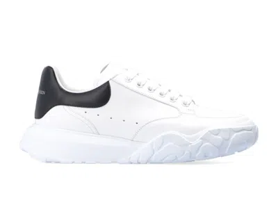 Pre-owned Alexander Mcqueen Men's  Oversized Court Trainer Sneakers In White/black