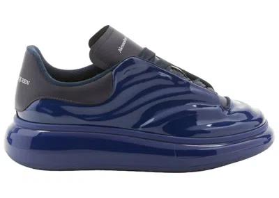 Pre-owned Alexander Mcqueen Men's  Oversized Gloss Sneakers In Navy Blue