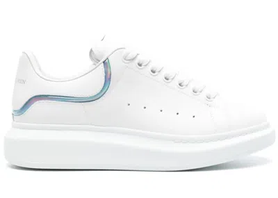 Pre-owned Alexander Mcqueen Men's  Oversized Iridescent Stripe Sneakers In White/colour