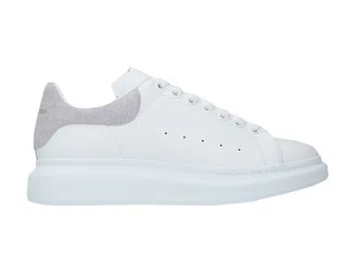 Pre-owned Alexander Mcqueen Men's  Oversized Light Croc Sneakers In White/grey