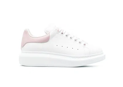 Pre-owned Alexander Mcqueen Men's  Oversized Light Sneakers In White/pink In Multi