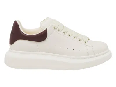 Pre-owned Alexander Mcqueen Men's  Oversized Off Sneakers In White/bordeaux
