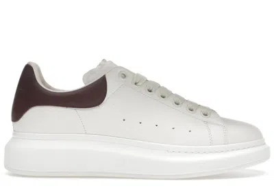 Pre-owned Alexander Mcqueen Men's  Oversized Off Sneakers In White/bordeaux In Multi