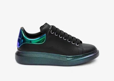 Pre-owned Alexander Mcqueen Men's  Oversized Pearlscent Sneakers In Black