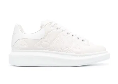 Pre-owned Alexander Mcqueen Men's  Oversized Quilted Sneakers In White