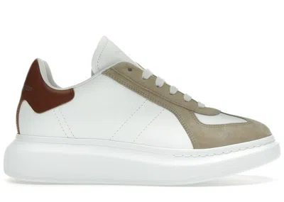 Pre-owned Alexander Mcqueen Men's  Oversized Retro Sneakers In White/sand In Multi