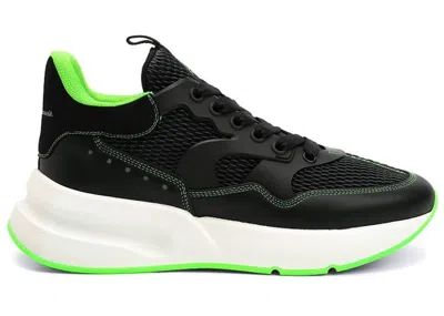 Pre-owned Alexander Mcqueen Men's  Oversized Runner Sneakers In Black/green