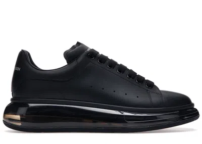 Pre-owned Alexander Mcqueen Men's  Oversized Shiny Sole Sneakers In Black