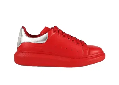 Pre-owned Alexander Mcqueen Men's  Oversized Sneakers In Welsh Red/silver