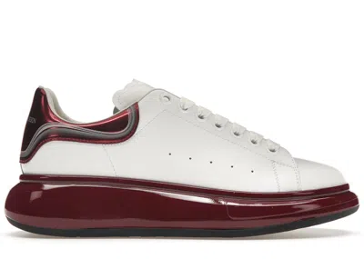 Pre-owned Alexander Mcqueen Men's  Oversized Sneakers In White/metalic Burgundy