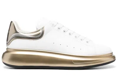 Pre-owned Alexander Mcqueen Men's  Oversized Sneakers In White/metalic Gold