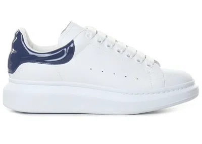 Pre-owned Alexander Mcqueen Men's  Oversized Sneakers In White/navy Blue In Multi