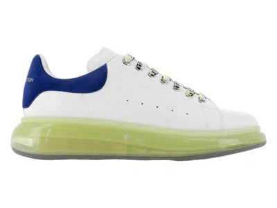Pre-owned Alexander Mcqueen Men's  Oversized Sneakers In White/pop Yellow/blue