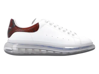 Pre-owned Alexander Mcqueen Men's  Oversized Sneakers In White/walnut/transparent In Multi