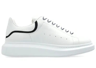 Pre-owned Alexander Mcqueen Men's  Oversized Stripe Sneakers In White/black