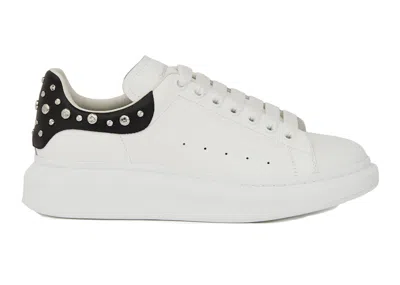 Pre-owned Alexander Mcqueen Men's  Oversized Studd Sneakers In White/black/silver In Multi