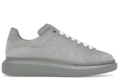 Pre-owned Alexander Mcqueen Men's  Oversized Suede Sneakers In Grey In Gray