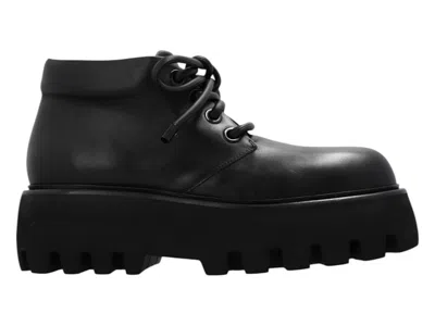 Pre-owned Alexander Mcqueen Men's  Platform Boots Sneakers In Black