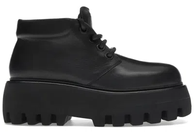 Pre-owned Alexander Mcqueen Men's  Platform Boots Sneakers In Black