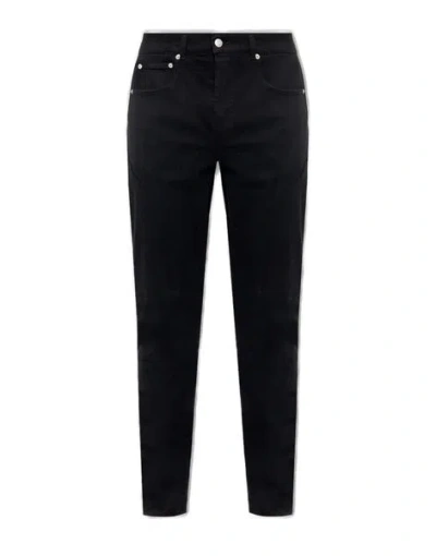 Alexander Mcqueen Tapered Leg Jeans In Black