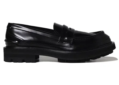 Pre-owned Alexander Mcqueen Men's  Tread Loafers Sneakers In Black