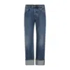 Alexander Mcqueen Alexander Mc Queen Jeans With Logo Detail In Blue