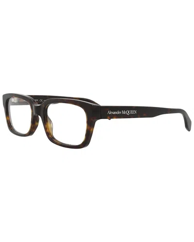 Alexander Mcqueen Men's Am0345o 55mm Optical Frames In Black