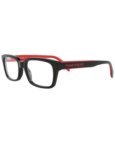 Alexander Mcqueen Men's Am0345o 55mm Optical Frames In Black