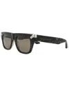 Alexander Mcqueen Men's Am0441s 51mm Sunglasses In Brown