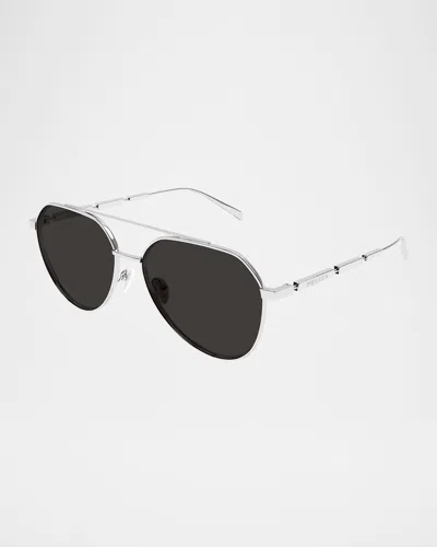 Alexander Mcqueen Eyewear Aviator Frame Sunglasses In Multi