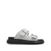 Alexander Mcqueen Oversized Hybrid Sandals In Grey