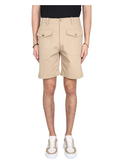 ALEXANDER MCQUEEN MEN'S BERMUDA CARGO SHORTS