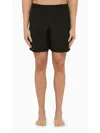Alexander Mcqueen Alexander Mc Queen Black Nylon Beach Boxer Shorts In Black