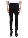 Alexander Mcqueen Men's Biker Jeans In Black