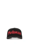 Alexander Mcqueen Men's Hat New Graffiti In Black
