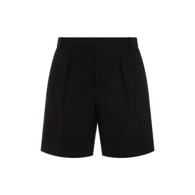 Alexander Mcqueen Men's Black Cotton Shorts For Ss24