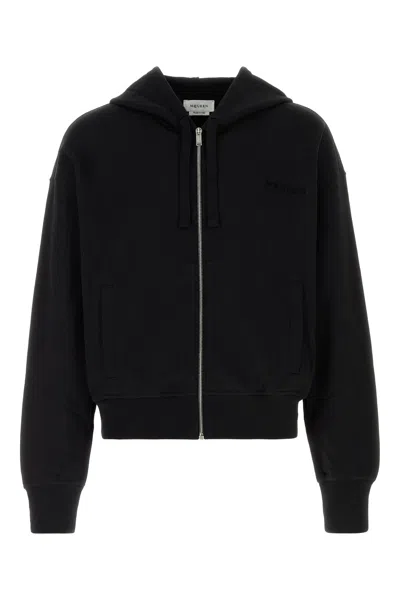 Alexander Mcqueen Men Black Cotton Sweatshirt