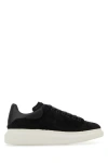 Alexander Mcqueen Oversized Leather Sneakers In Black