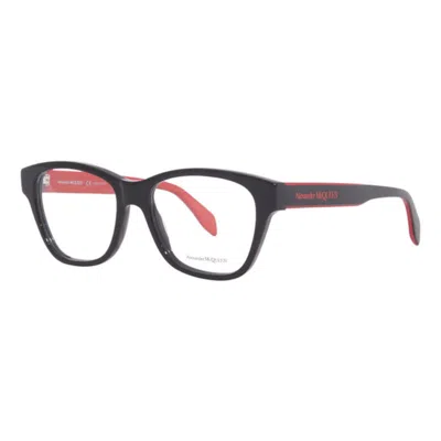 Alexander Mcqueen Men's Black Square Eyeglass Frames Am0306o 003