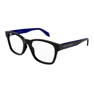 Alexander Mcqueen Men's Black Square Eyeglass Frames Am0307o 004