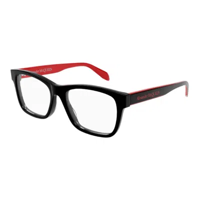 Alexander Mcqueen Men's Black Square Eyeglass Frames Am0307o 006
