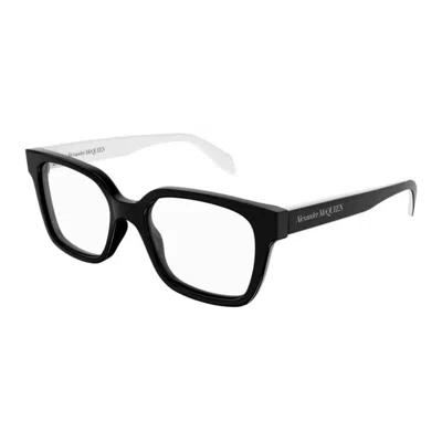 Alexander Mcqueen Men's Black Square Eyeglass Frames Am0358o 003