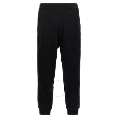 ALEXANDER MCQUEEN ALEXANDER MCQUEEN BLACK SIDE BAND JOGGERS PANTS