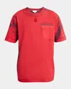 Alexander Mcqueen Skull Printed T-shirt In Bordeux