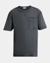 Alexander Mcqueen Alexander Mc Queen Faded Black Skull T Shirt In Nero/nero-