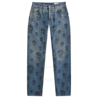 ALEXANDER MCQUEEN ALEXANDER MCQUEEN SKULL PRINT JEANS