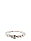 Alexander Mcqueen Men Bracciale Skull In Gold