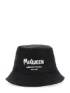 Alexander Mcqueen Men's Bucket Hat In Black