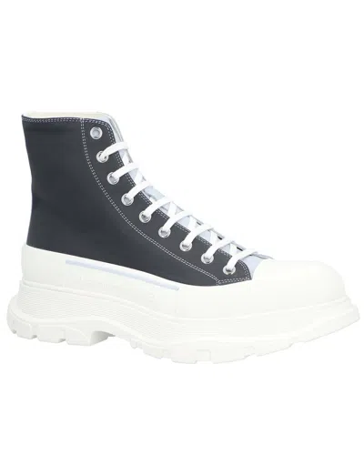 Alexander Mcqueen Men's Calfskin Tread Slick Boot